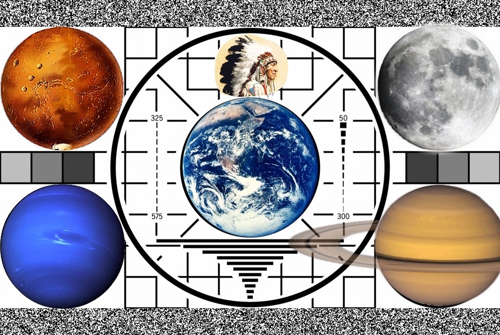 Still Life with Test Pattern and Planets